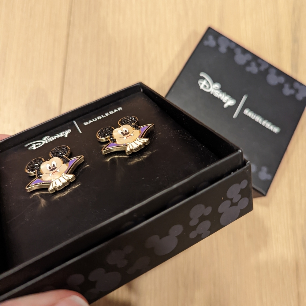 Disney Mickey Halloween Mouse Earrings Set - Picture 2 of 5